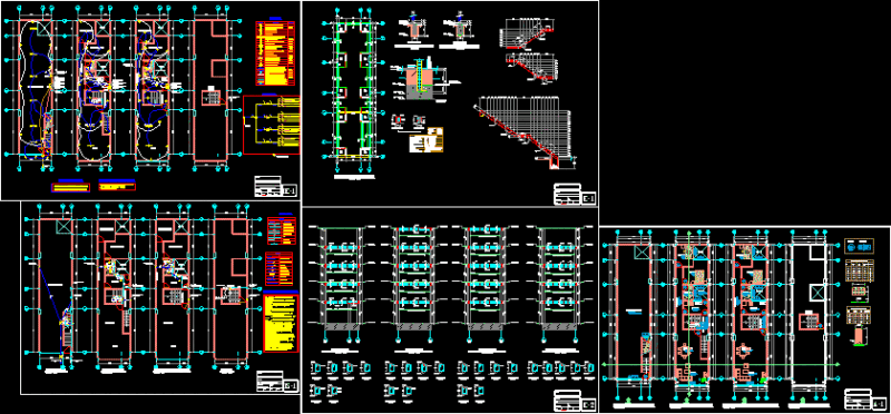 Store House DWG Section for AutoCAD