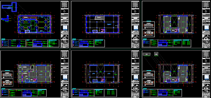 Structural Plan Living DWG Plan for AutoCAD