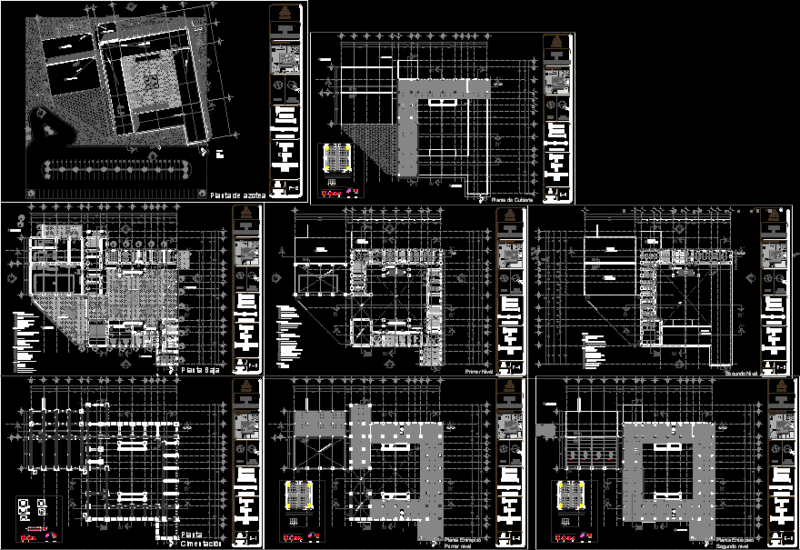 Structural Planes Ulsa DWG Full Project for AutoCAD