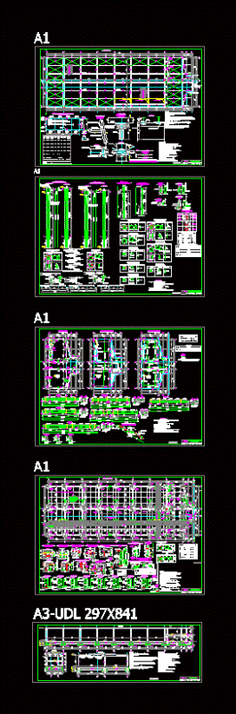 Structure Warehouse DWG Block for AutoCAD