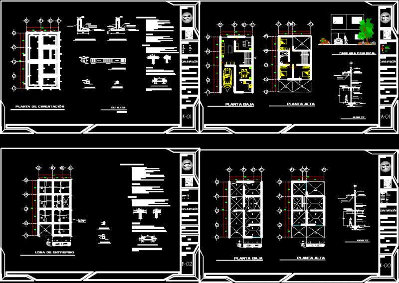 Structured Housing DWG Detail for AutoCAD