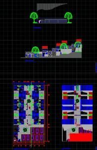 Student House DWG Block for AutoCAD