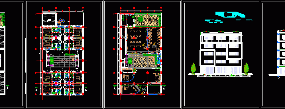 Complete Residence DWG Section for AutoCAD • Designs CAD