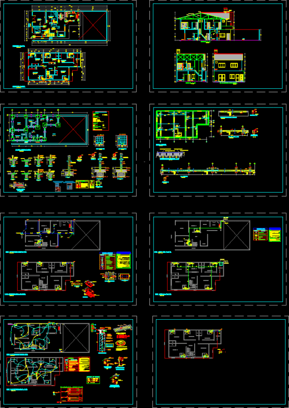 Student Housing DWG Full Project for AutoCAD