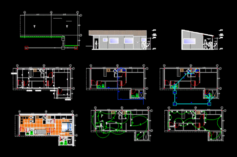 Studio Room DWG Block for AutoCAD