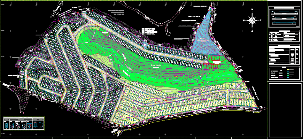 Subdivision Project 2 DWG Full Project for AutoCAD