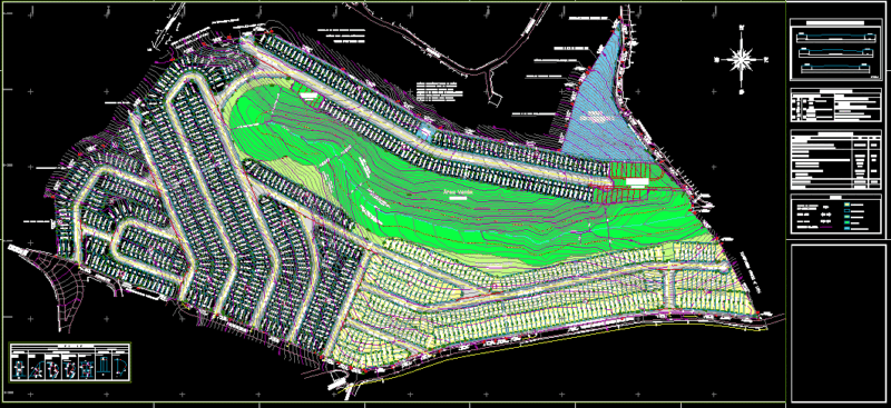Subdivision Project 2 DWG Full Project for AutoCAD