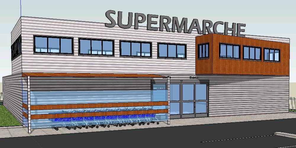 Supermarket 3D SKP Model for SketchUp • Designs CAD