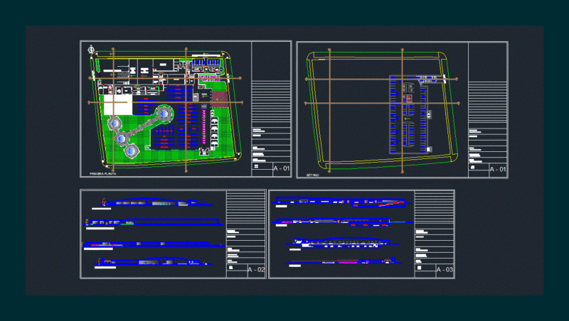 Supermarket DWG Block for AutoCAD