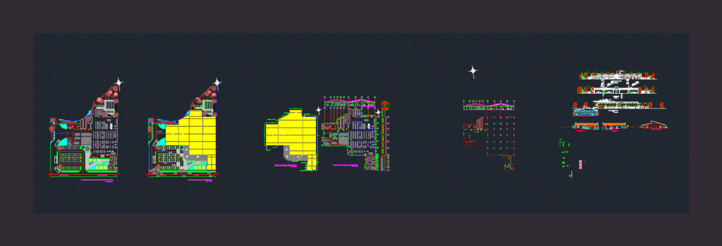 Supermarket DWG Full Project for AutoCAD
