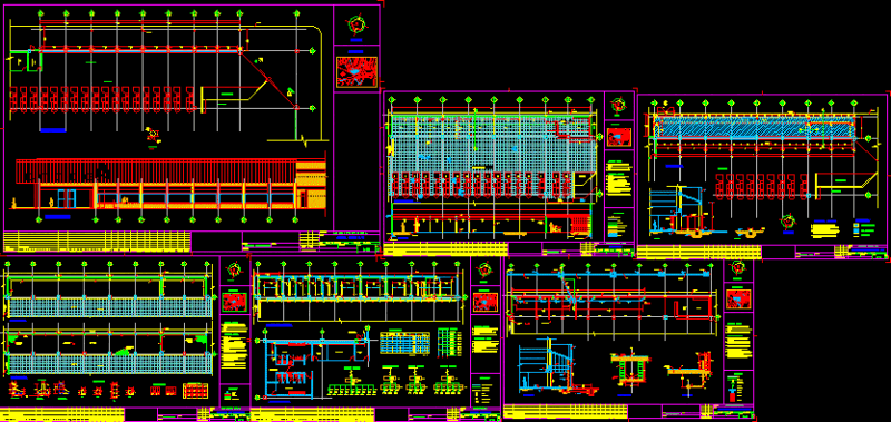 Supermarket DWG Section for AutoCAD