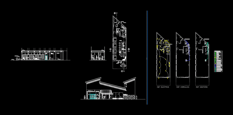 Sushi Bar Project DWG Full Project for AutoCAD