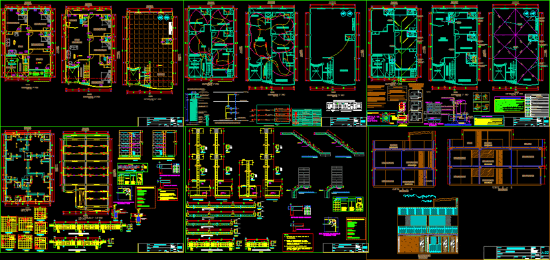 Tamburco House DWG Block for AutoCAD
