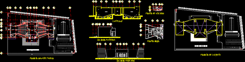 Teather Project DWG Full Project for AutoCAD