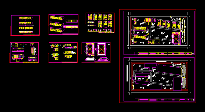 Technical College DWG Block for AutoCAD