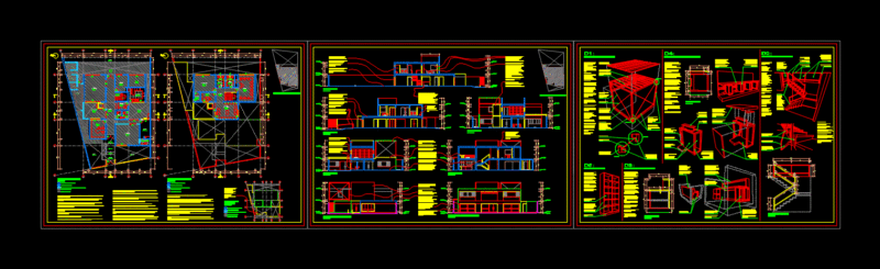 Technical Institute C4D CAD Drawing