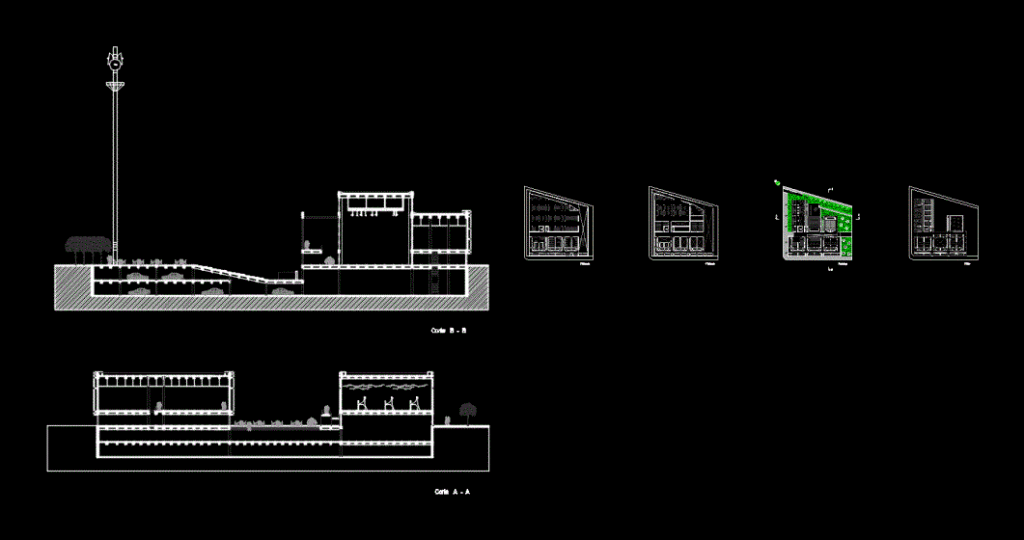 Television Studio DWG Plan for AutoCAD