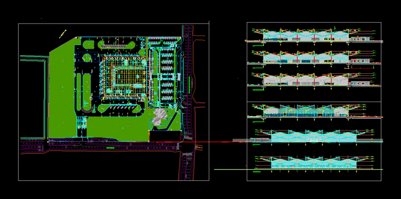 Terminal Ground Of Trujillo DWG Block for AutoCAD