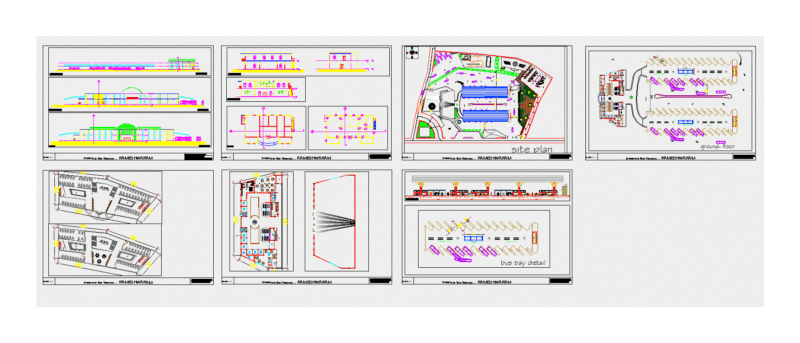 Terminal Project Rodovia DWG Full Project for AutoCAD