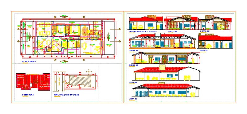 Terrea House Project DWG Full Project for AutoCAD