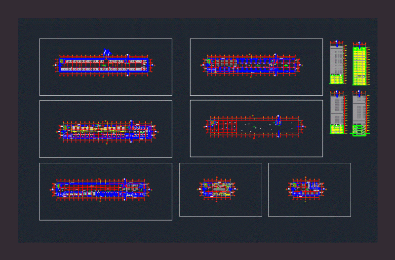 Terrestrial Terminal DWG Block for AutoCAD