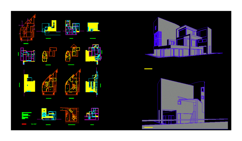 The Hague (Alvaro Siza) DWG Section for AutoCAD