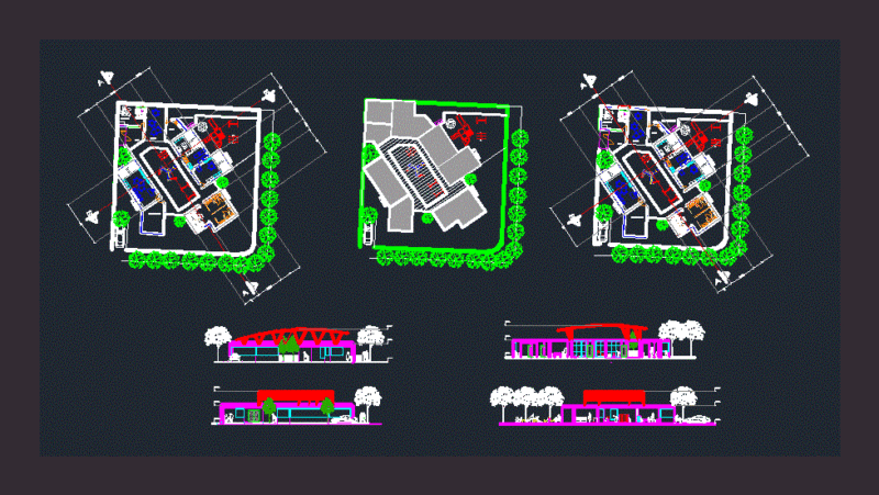 The Vincentian Sitting DWG Section for AutoCAD