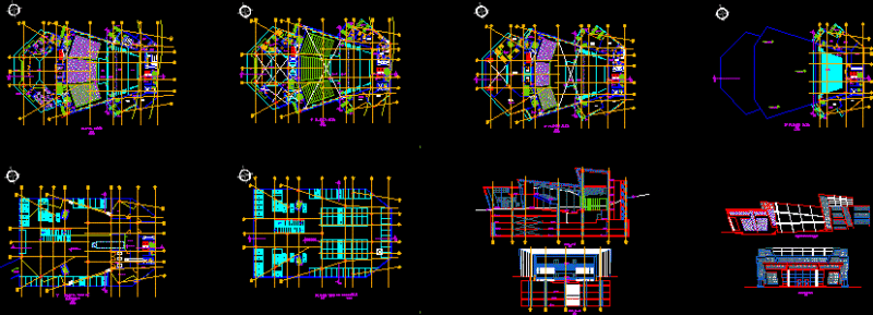 Theater DWG Block for AutoCAD