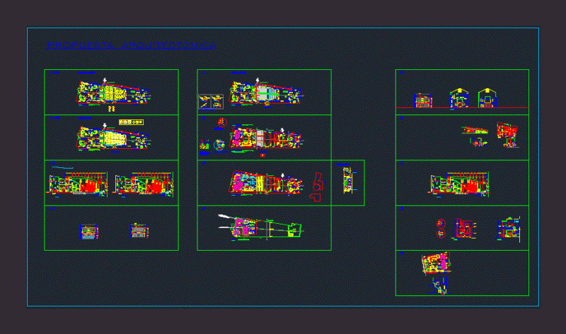 Theater DWG Elevation for AutoCAD