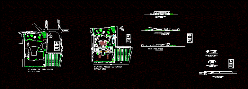 Theatre DWG Block for AutoCAD