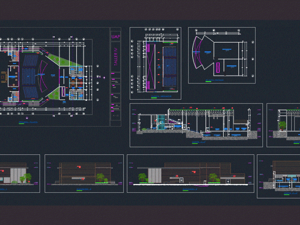 Theatre DWG Block for AutoCAD • Designs CAD