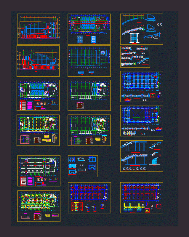Theatre DWG Plan for AutoCAD