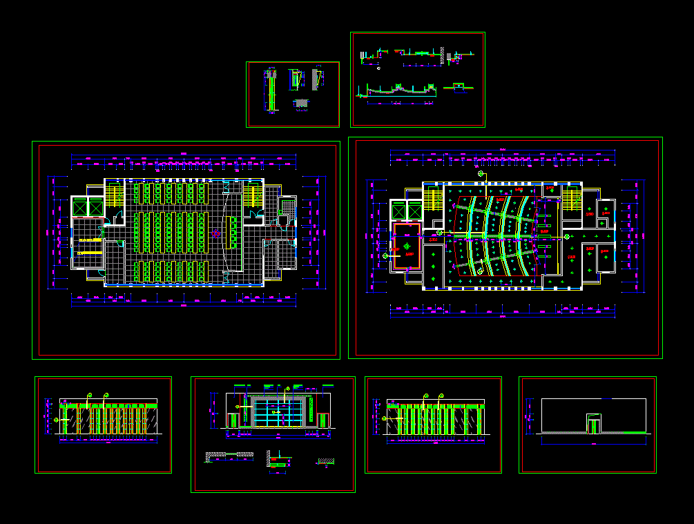 Проект театр dwg