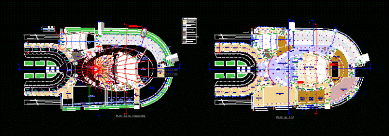 Theatre Plans DWG Plan for AutoCAD