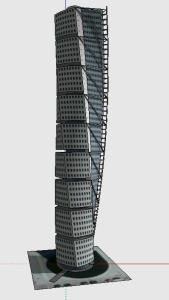 Torre Clatrava 3D SKP Model for SketchUp