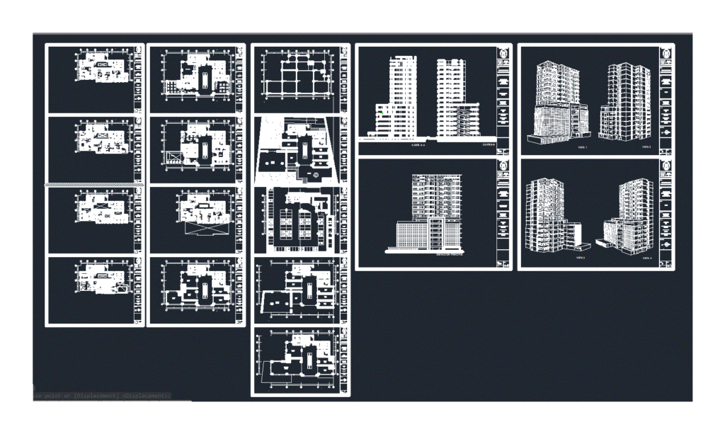 Torre Mixed DWG Block for AutoCAD
