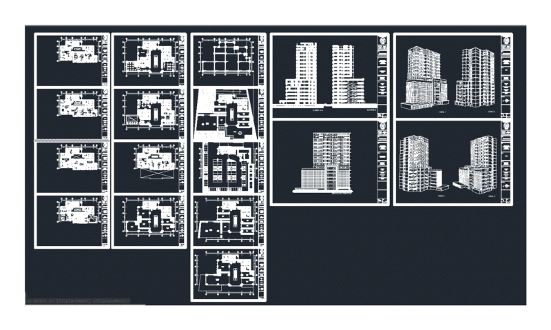 Torre Mixed DWG Block for AutoCAD
