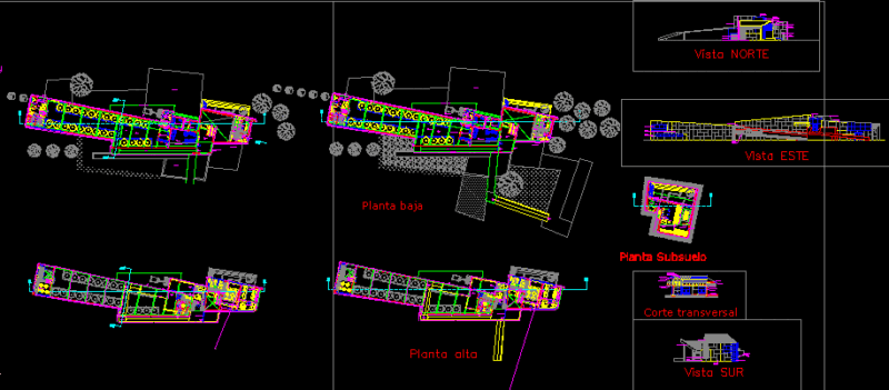 Tourist Cellar Building DWG Section for AutoCAD
