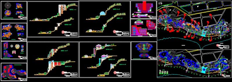 Tourist Center Project 2D DWG Design Full Project for AutoCAD