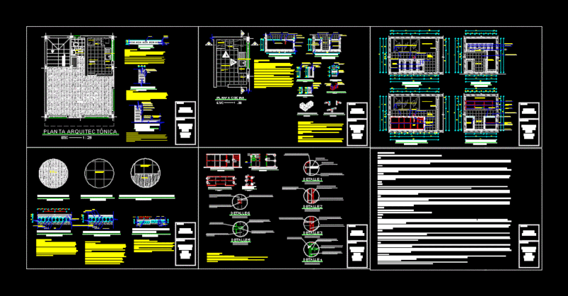 Tourist Hostel For Young People Facing Lagoon DWG Detail for AutoCAD