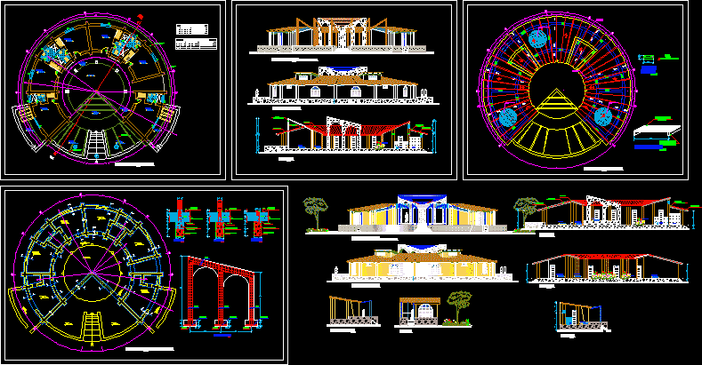 Tourist Hostel 2D DWG Design Full Project for AutoCAD 