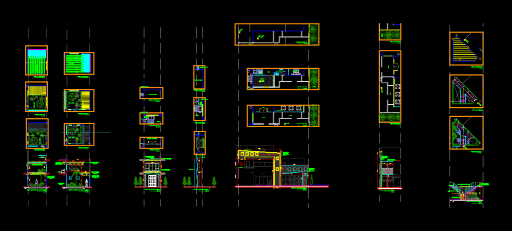 Tourist Posada DWG Detail for AutoCAD