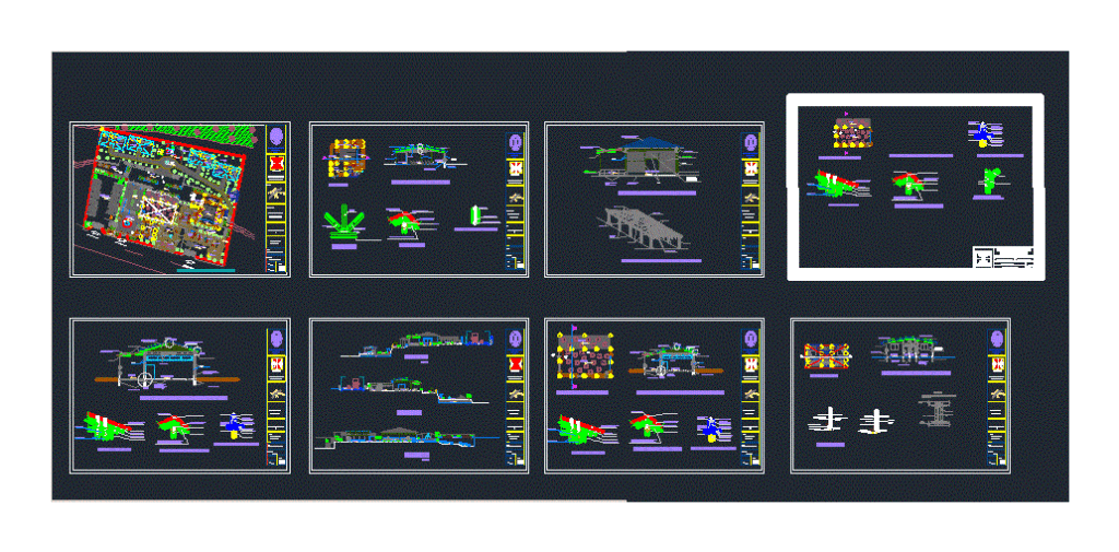 Tourist Restaurant Campestre DWG Block for AutoCAD