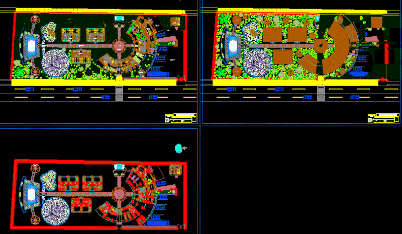 Touristic Hostel 2D DWG Design Block for AutoCAD