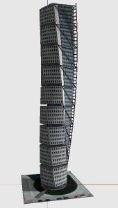 Tower 3D SKP Model for SketchUp