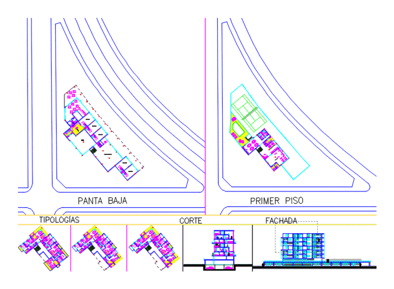 Tower Housing DWG Block for AutoCAD