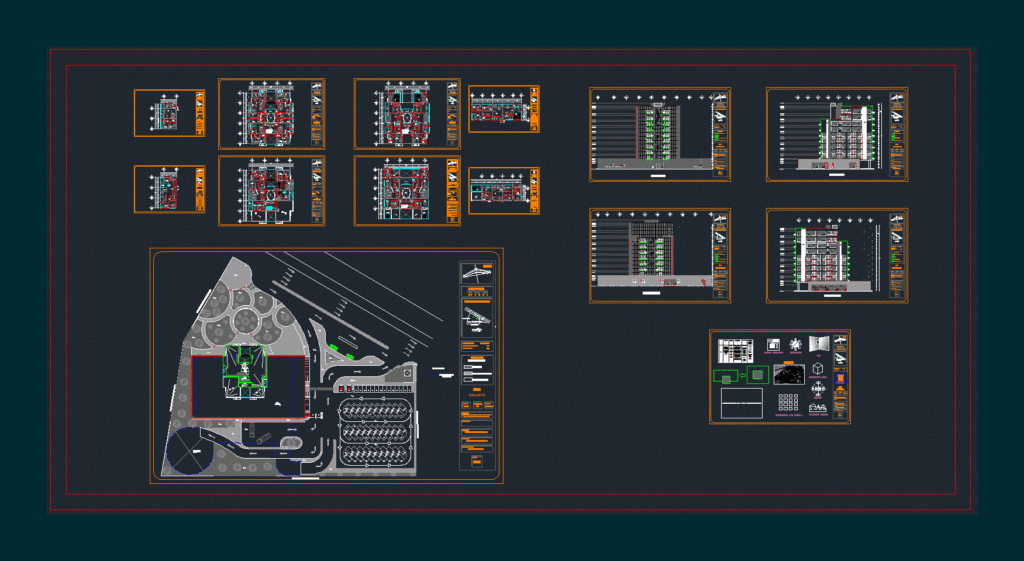 Tower Mixed Use DWG Block for AutoCAD