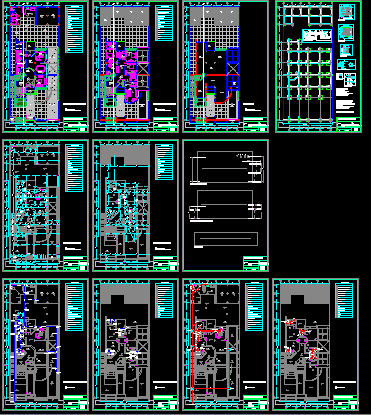 Townhouse DWG Full Project for AutoCAD • Designs CAD