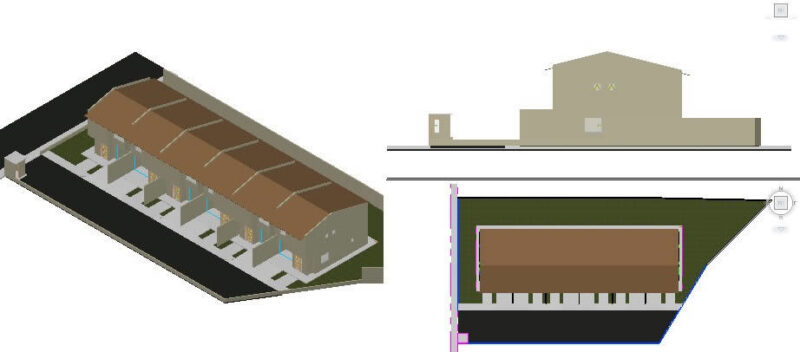 Townhouse Tour Moon 3D DWG Plan for AutoCAD
