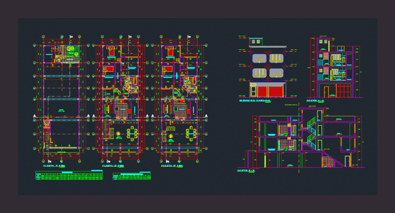 Trade – Multifamily Housing DWG Block for AutoCAD